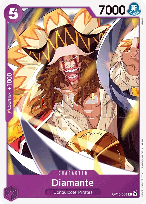 Diamante (OP10-068) — Common One Piece card