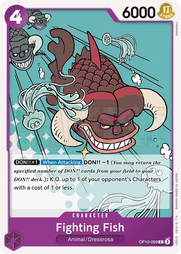 Fighting Fish (OP10-069) — Common One Piece card