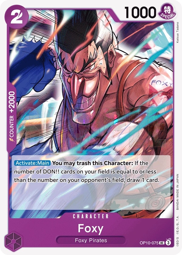 Foxy (OP10-075) — Uncommon One Piece card