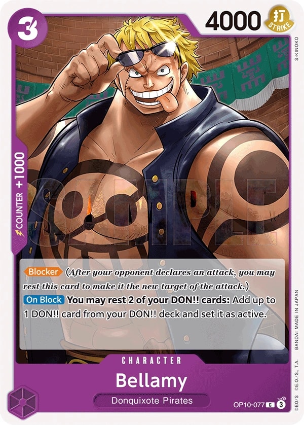 Bellamy (OP10-077) — Common One Piece card