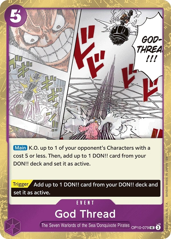 God Thread (079) (Pirate Foil) One Piece card