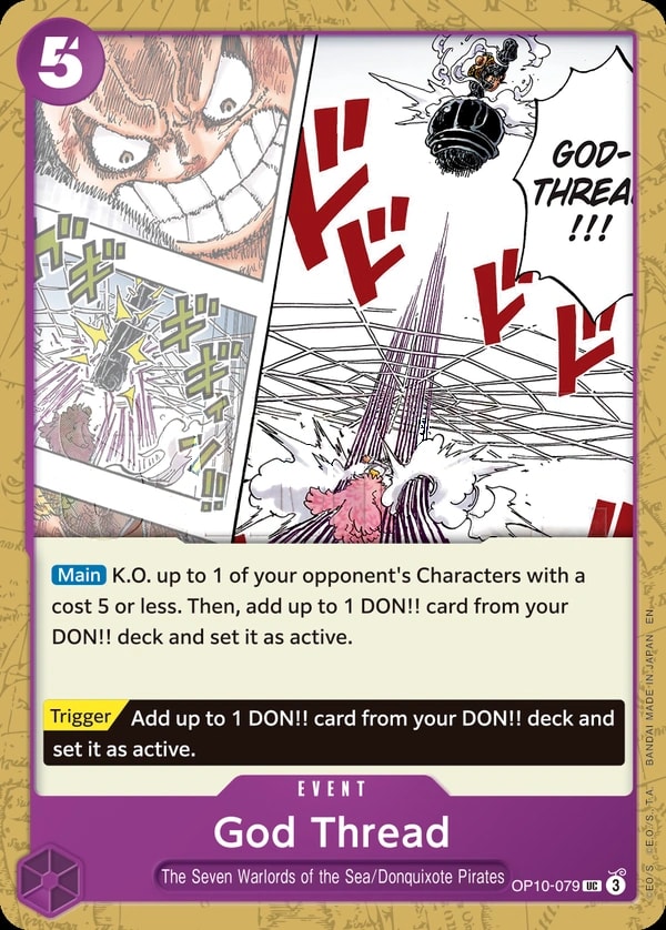 God Thread (079) (Reprint) One Piece card