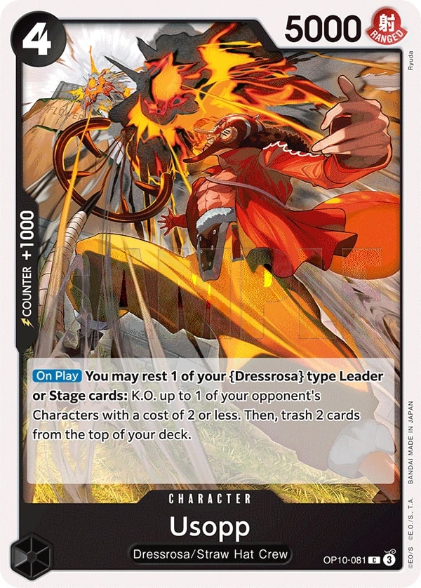Usopp (OP10-081) — Common One Piece card