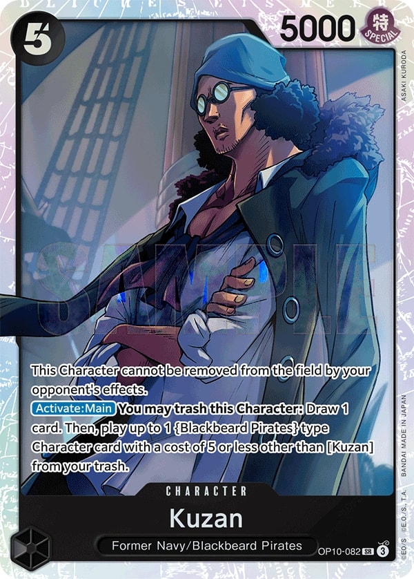 Kuzan OP10-082 One Piece card