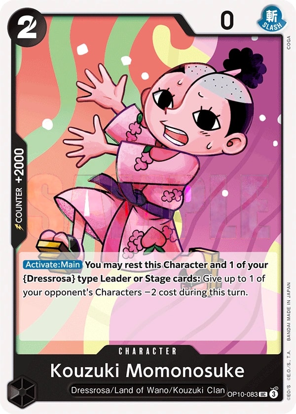 Kouzuki Momonosuke (OP10-083) — Uncommon One Piece card