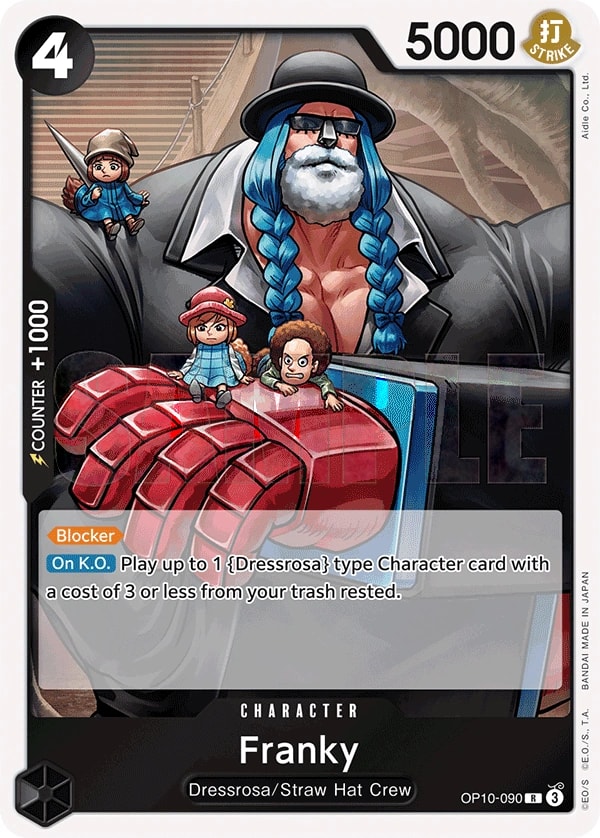 Franky (OP10-090) — Rare One Piece card