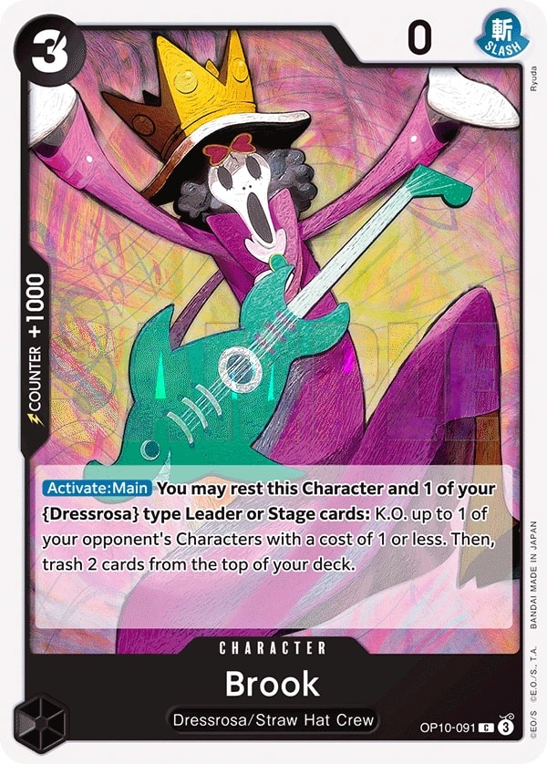 Brook (OP10-091) — Common One Piece card