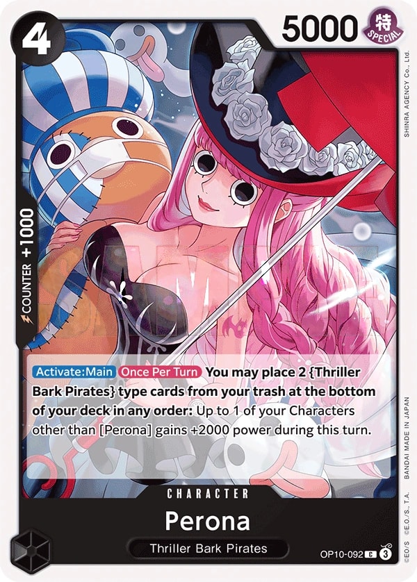 Perona (OP10-092) — Common One Piece card