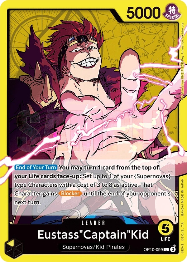 Eustass"Captain"Kid OP10-099 One Piece leader card