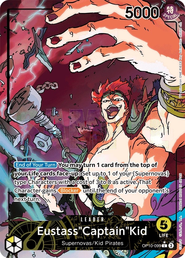 Eustass"Captain"Kid (099) (Parallel) One Piece card