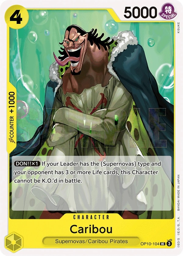 Caribou (OP10-104) — Uncommon One Piece card