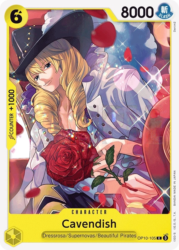 Cavendish (OP10-105) — Common One Piece card