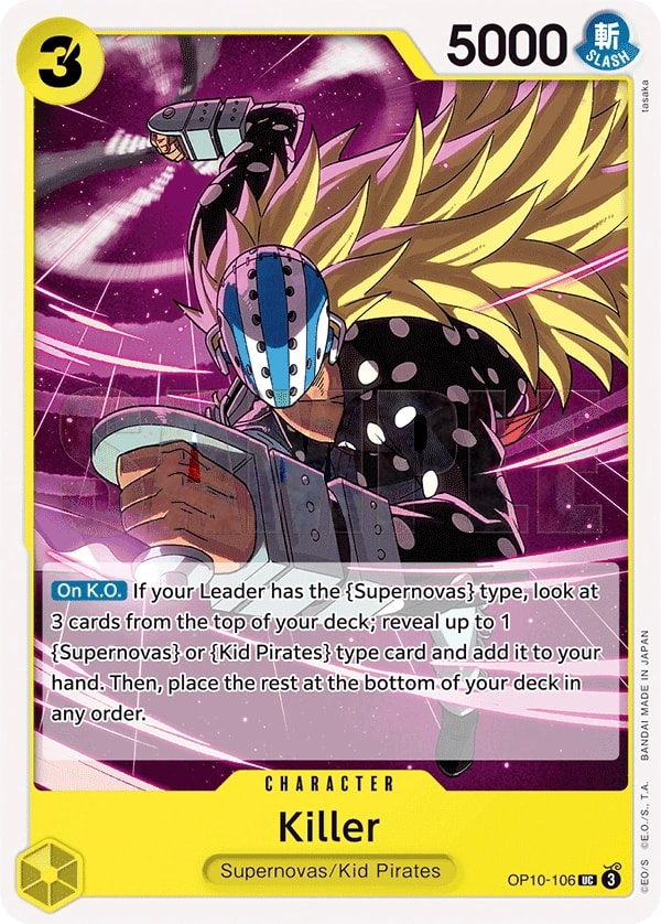 Killer (OP10-106) — Uncommon One Piece card