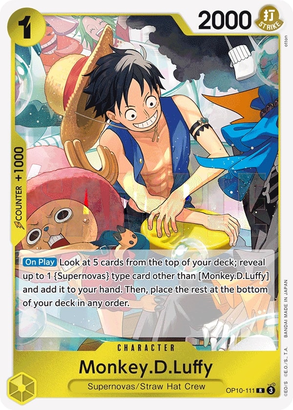 Monkey.D.Luffy (OP10-111) — Rare One Piece card