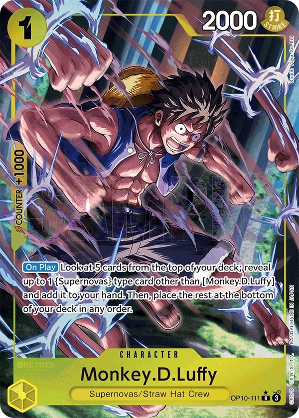 Monkey.D.Luffy (111) (Parallel) One Piece card
