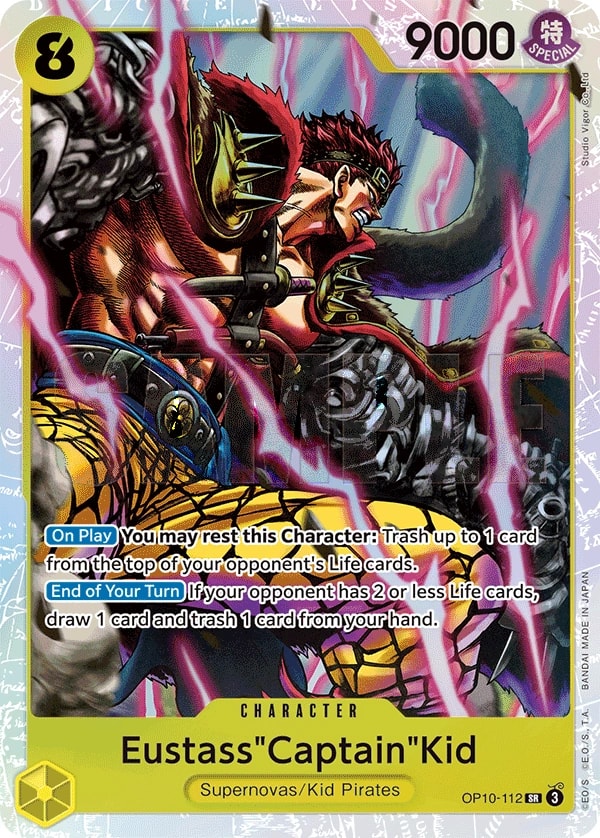 Eustass"Captain"Kid OP10-112 One Piece card