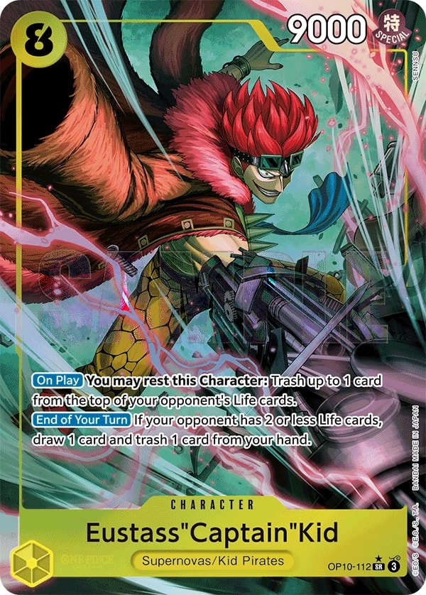 Eustass"Captain"Kid (112) (Parallel) One Piece card
