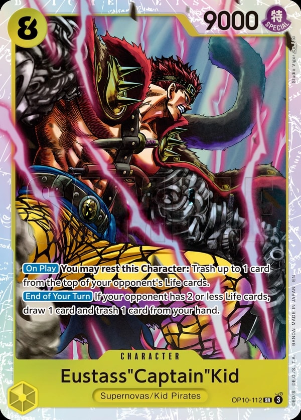 Eustass"Captain"Kid (112) (Reprint) One Piece card