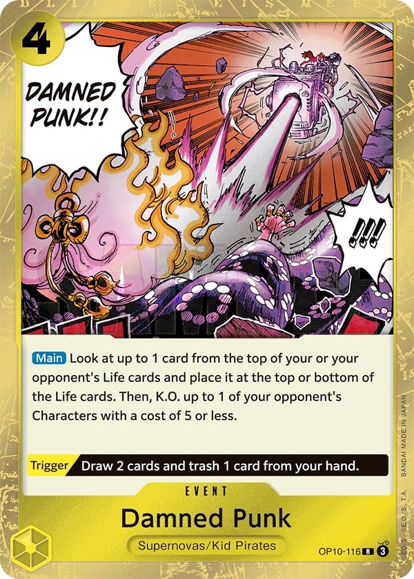 Damned Punk (OP10-116) — Rare One Piece card