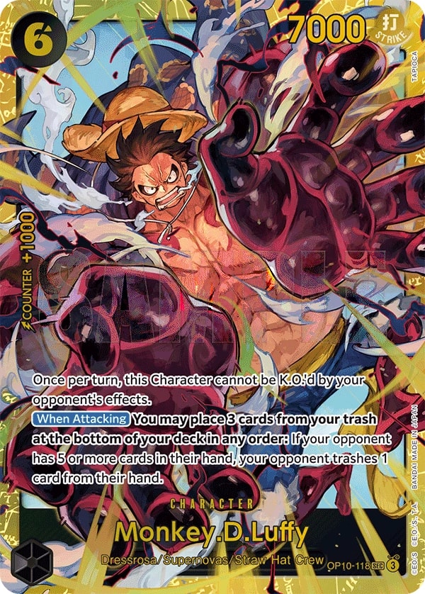 Monkey.D.Luffy OP10-118 One Piece card