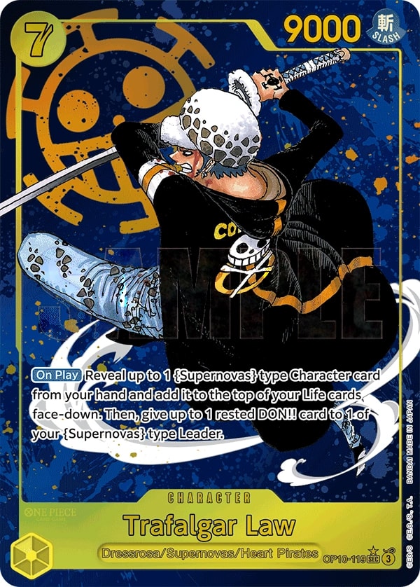 Trafalgar Law (119) (Parallel) One Piece card