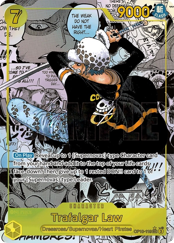 Trafalgar Law (119) (Manga) One Piece card