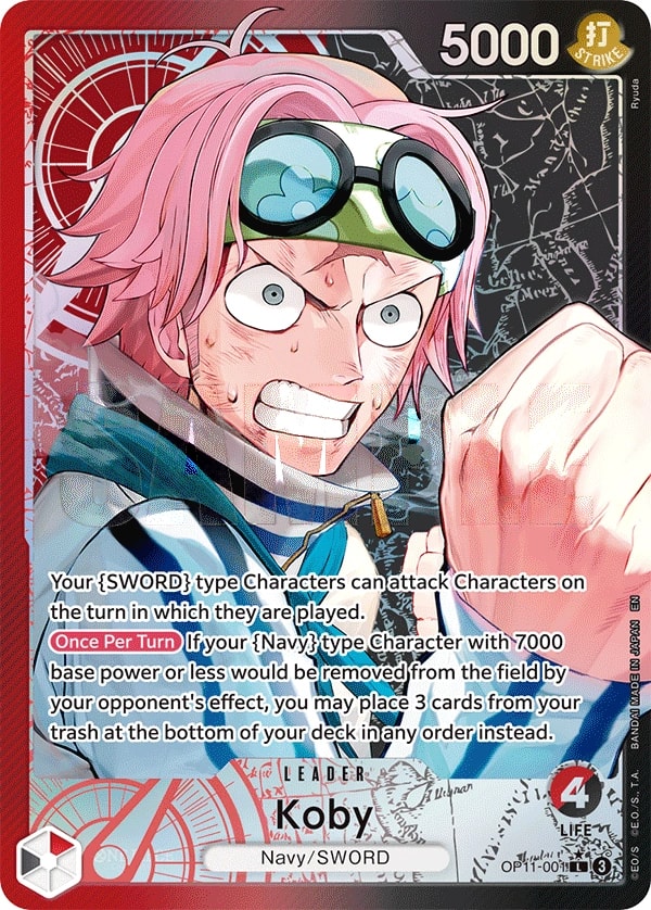 Koby (001) (Alternate Art) One Piece card