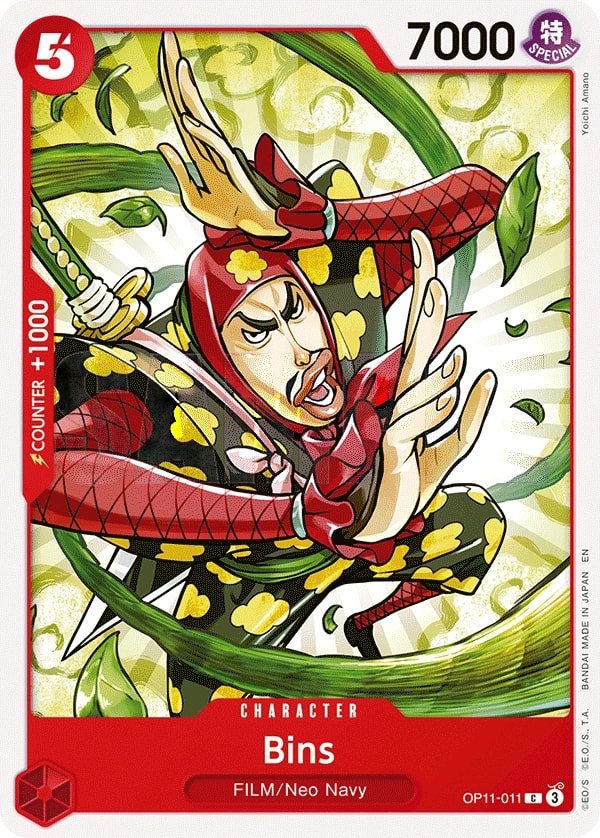 Bins (OP11-011) — Common One Piece card