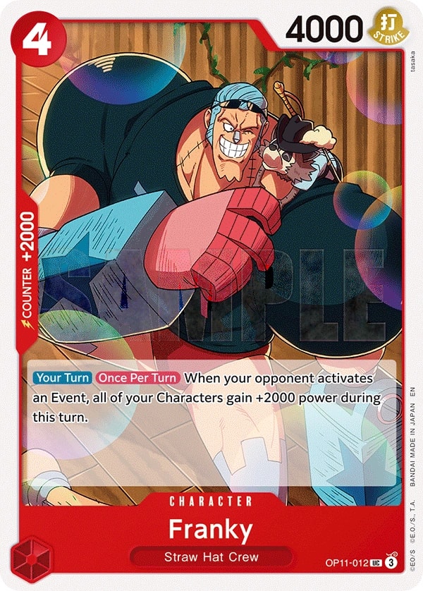 Franky (OP11-012) — Uncommon One Piece card