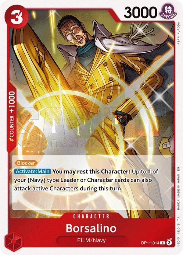 Borsalino (OP11-014) — Rare One Piece card