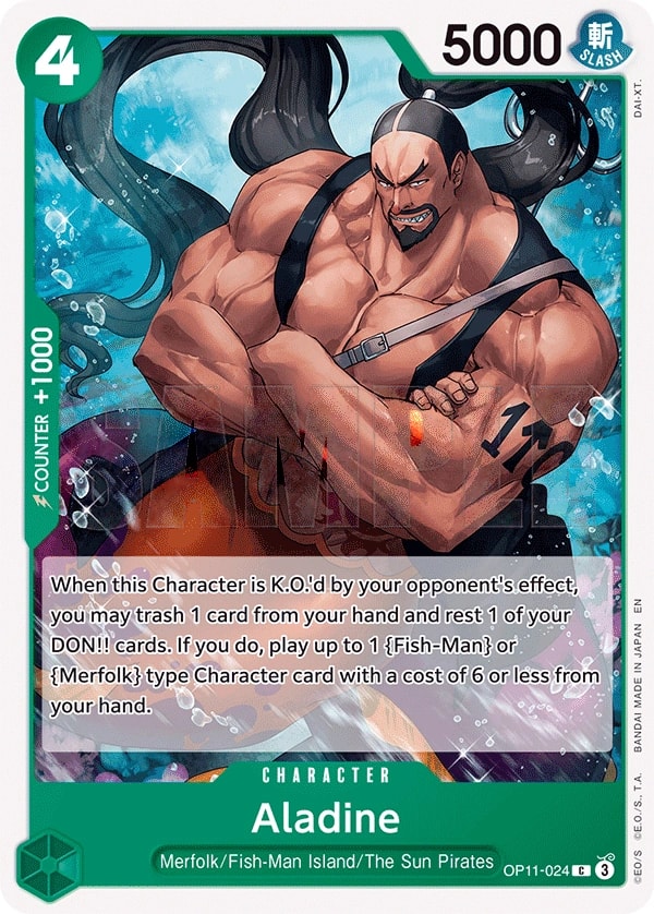Aladine (OP11-024) — Common One Piece card