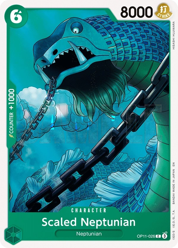 Scaled Neptunian (OP11-026) — Common One Piece card