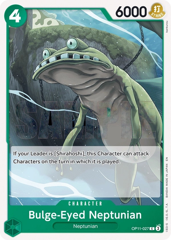 Bulge-Eyed Neptunian (OP11-027) — Common One Piece card
