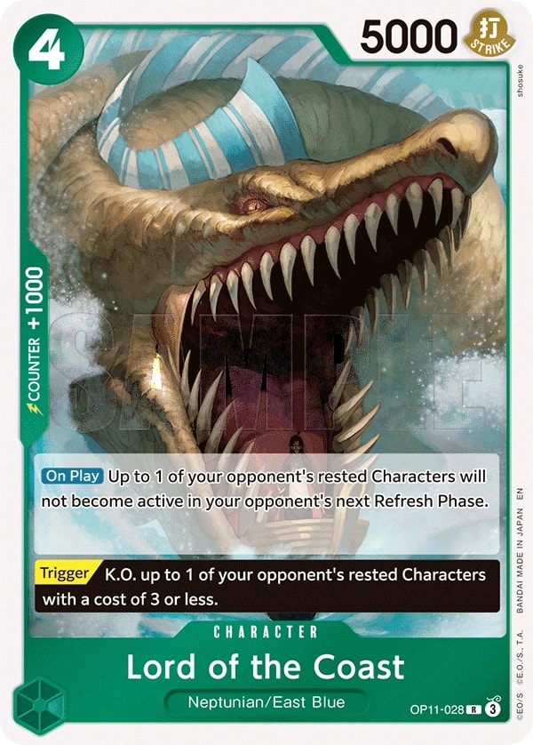 Lord of the Coast (OP11-028) — Rare One Piece card