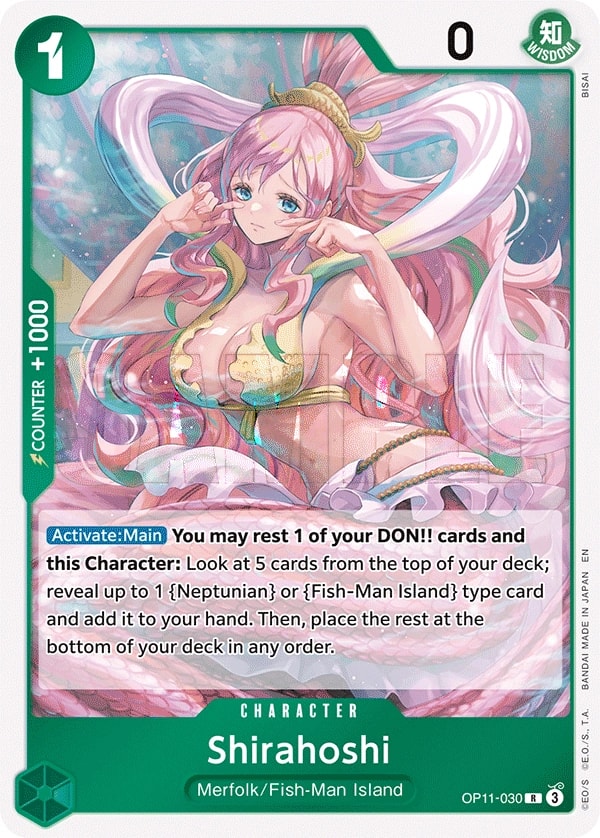 Shirahoshi (OP11-030) — Rare One Piece card