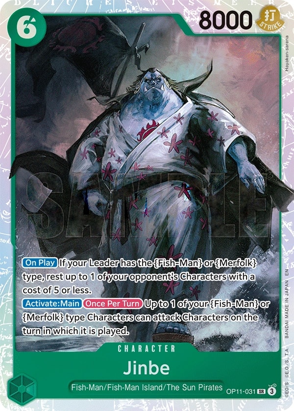 Jinbe OP11-031 One Piece card