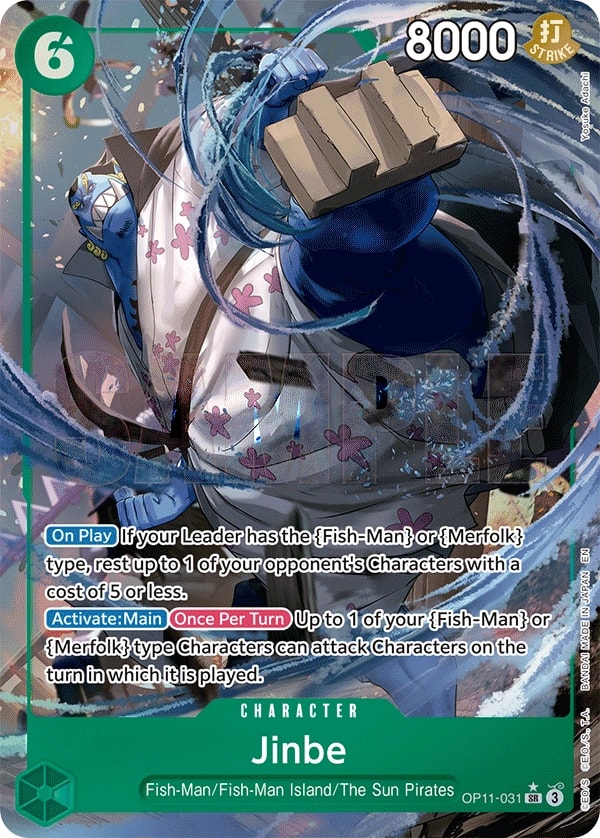 Jinbe (031) (Alternate Art) One Piece card