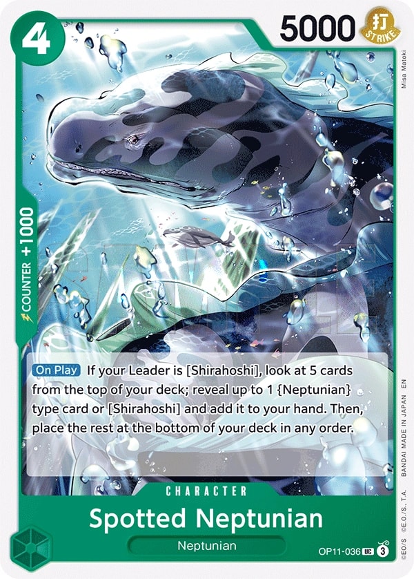 Spotted Neptunian (OP11-036) — Uncommon One Piece card