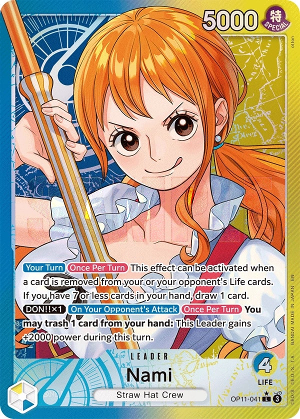 Nami (041) (Alternate Art) One Piece card