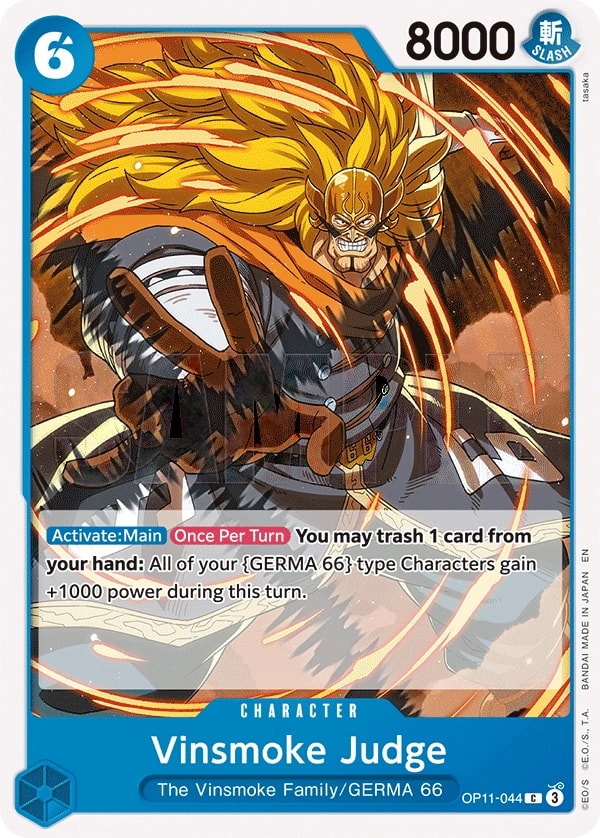 Vinsmoke Judge (OP11-044) — Common One Piece card