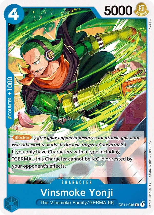 Vinsmoke Yonji (OP11-046) — Common One Piece card