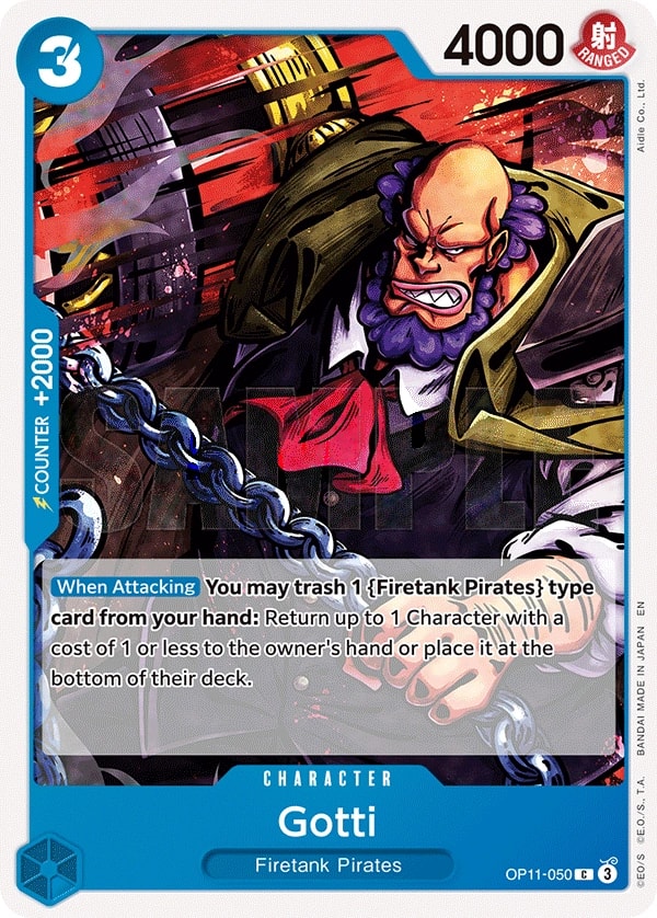 Gotti (OP11-050) — Common One Piece card