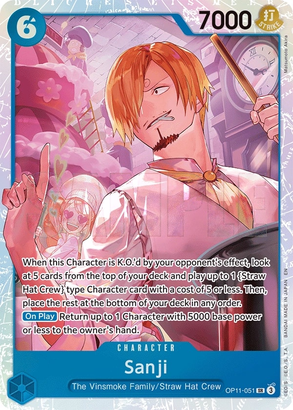 Sanji OP11-051 One Piece card