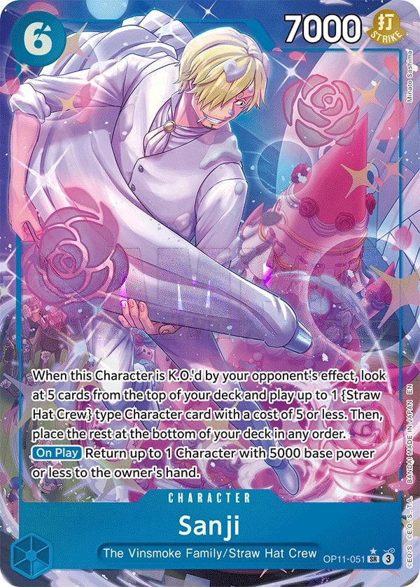 Sanji (051) (Alternate Art) One Piece card