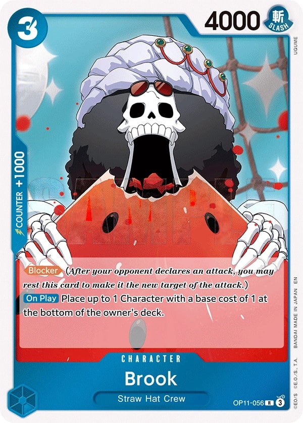 Brook (OP11-056) — Rare One Piece card