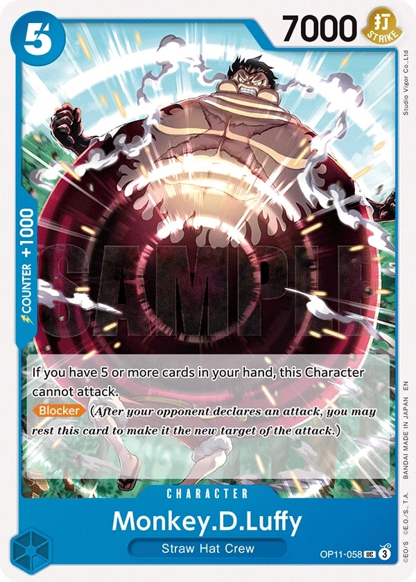Monkey.D.Luffy (OP11-058) — Uncommon One Piece card