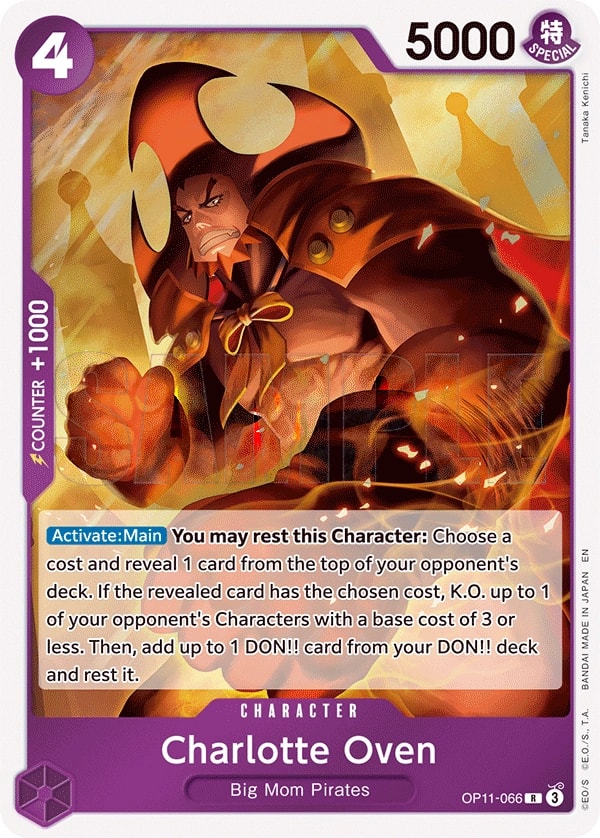Charlotte Oven (OP11-066) — Rare One Piece card