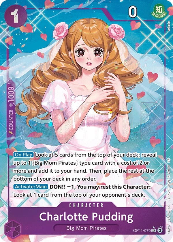 Charlotte Pudding (070) (Alternate Art) One Piece card
