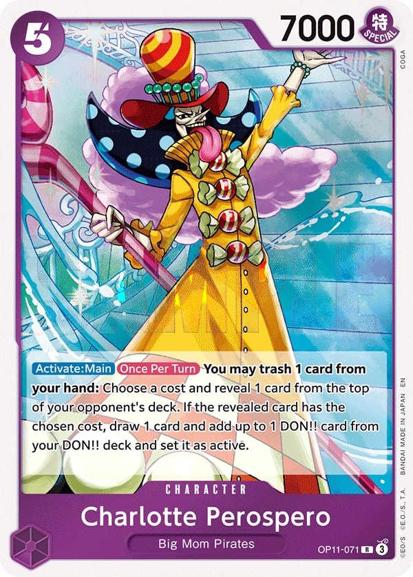 Charlotte Perospero (OP11-071) — Rare One Piece card