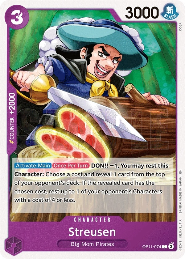 Streusen (OP11-074) — Common One Piece card